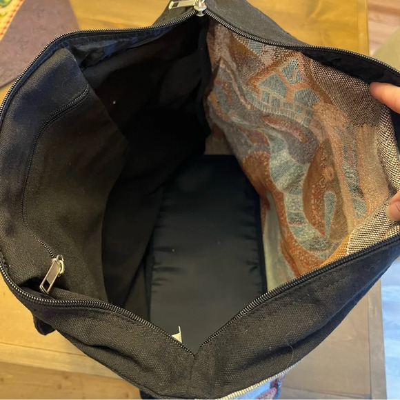 Christmas Snowman Tapestry Tote Bag - Picture 4 of 7